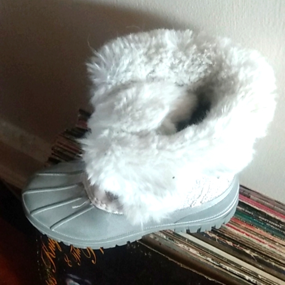 Gray has fur inside, London Fog, Size 1 rain booths